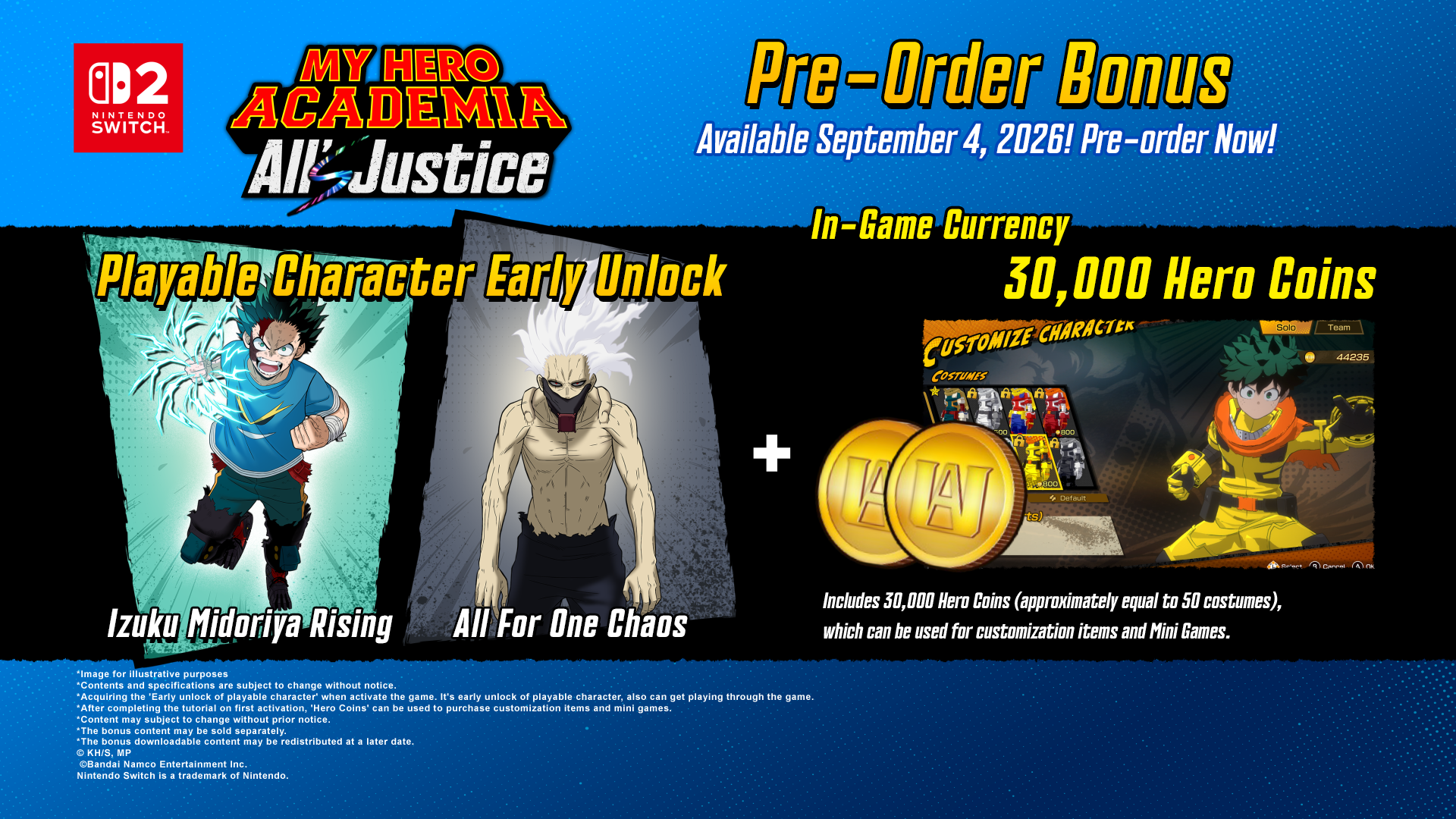 PRE ORDER BONUS