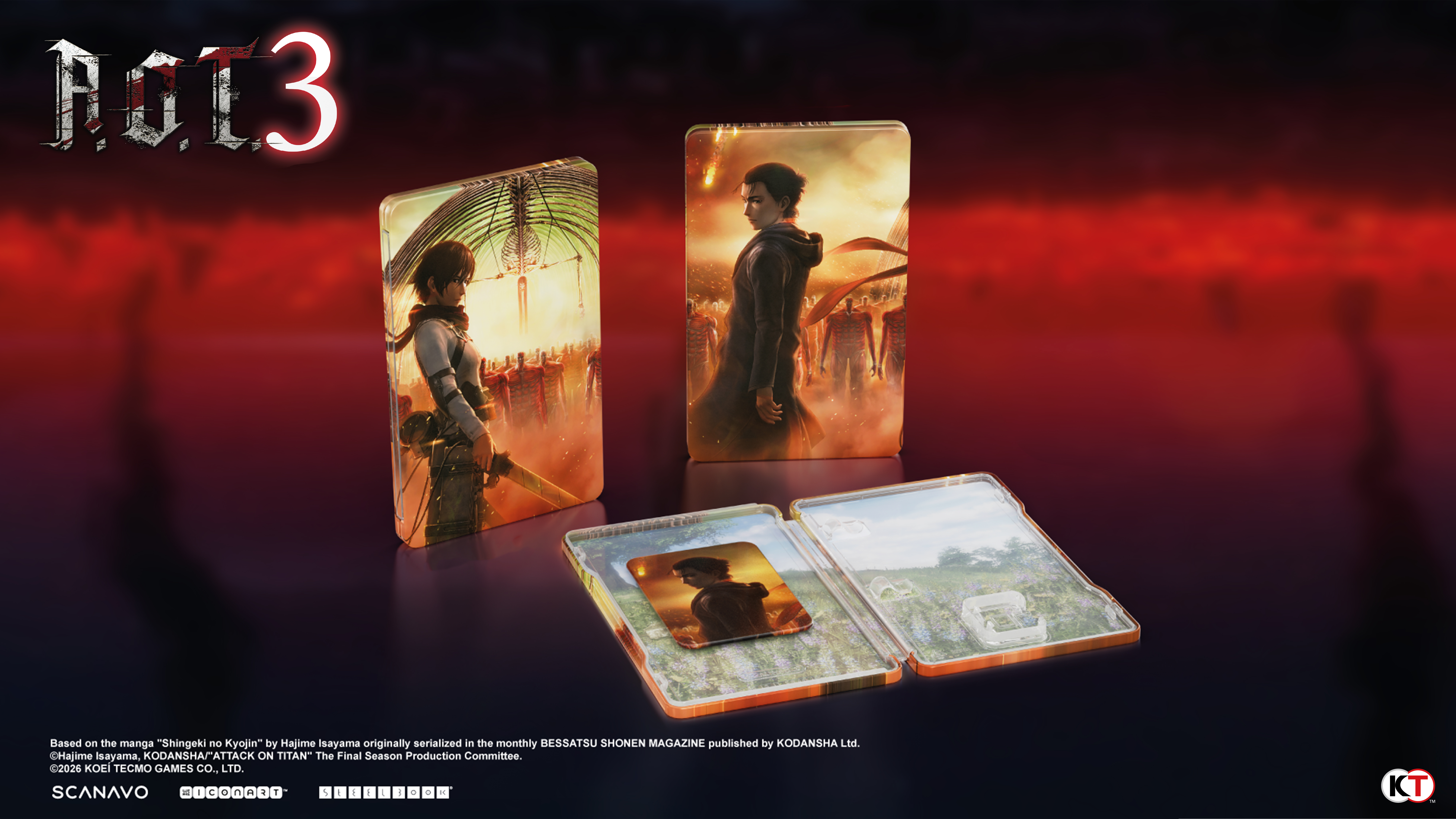 A.O.T. 3 SteelBook® Launch Edition – Featuring ICONART™