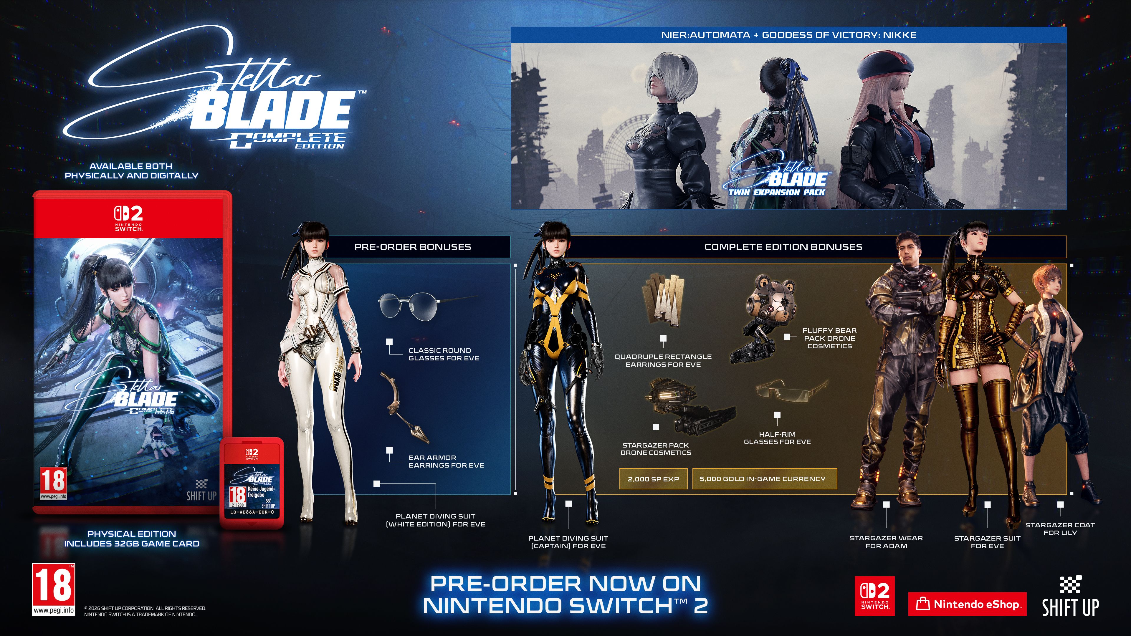 STELLAR BLADE™ COMPLETE EDITION περιλαμβάνει: