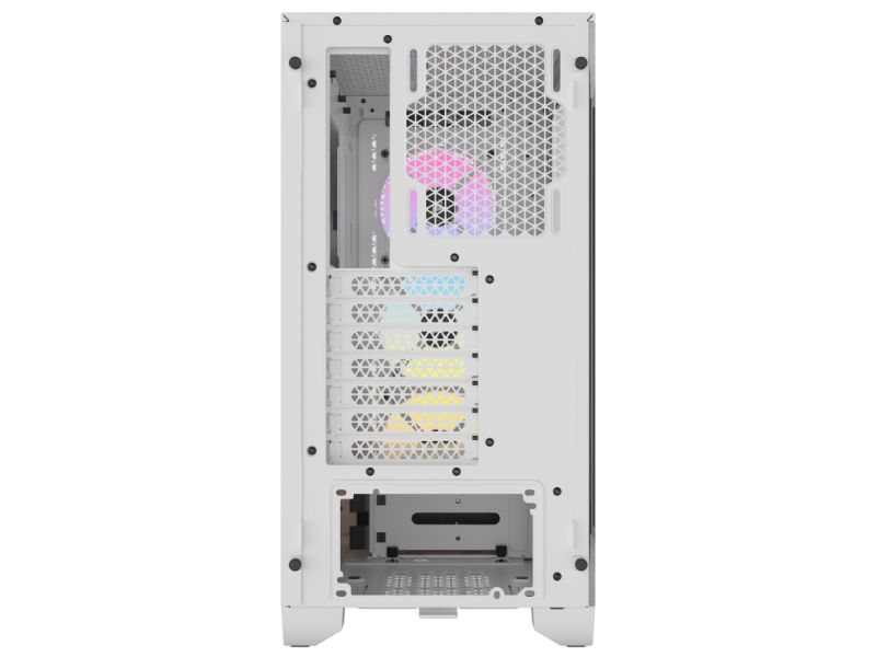 Corsair Mid Tower ATX Case 3000D RGB Airflow Windowed Tempered Glass - White - CC-9011256-WW