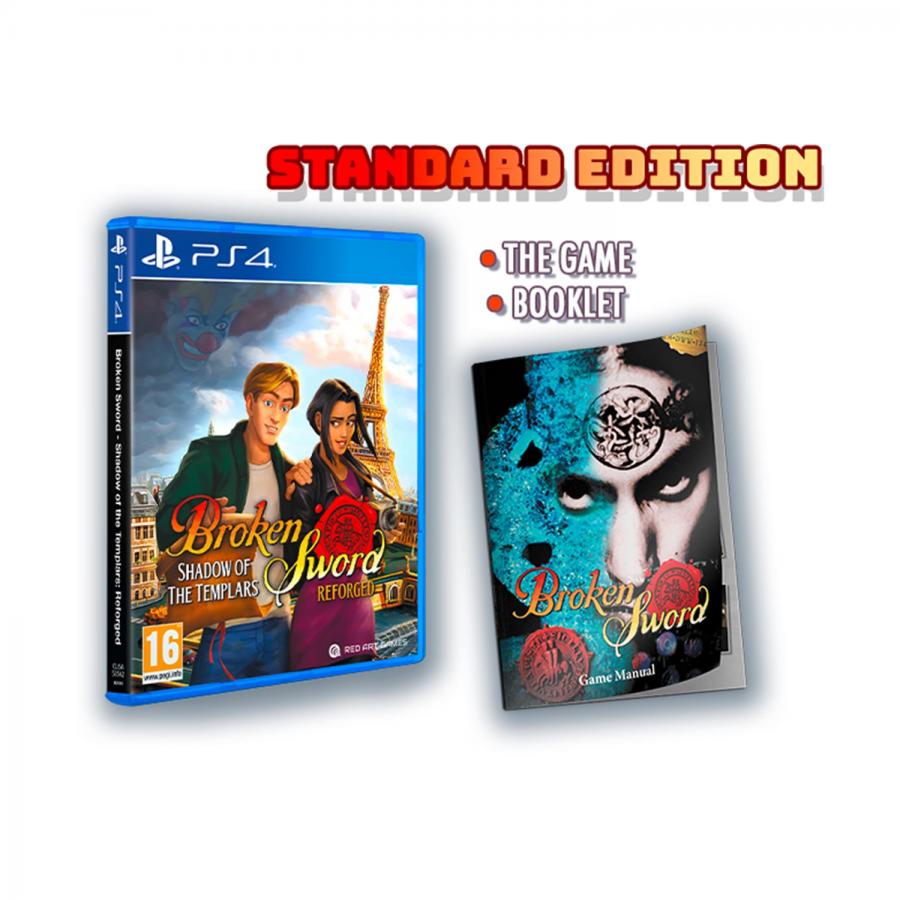 Broken Sword - Shadow of The Templars: Reforged  PS4 NEW  