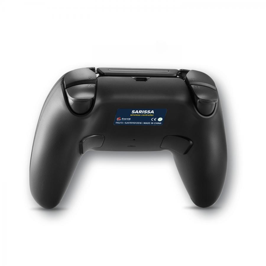 Spartan Gear - Sarissa Wireless Controller - compatible with PS5, PS4 PC, Switch - ( Black + one extra faceplate)  SGCPCPS501B