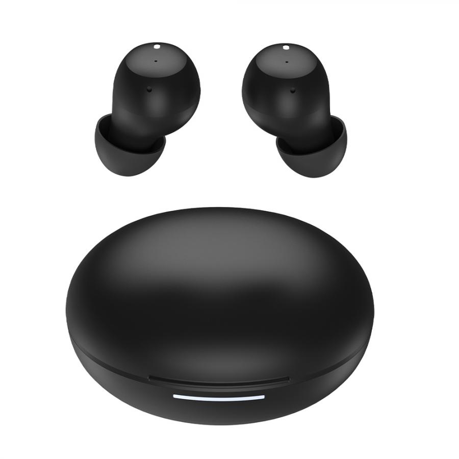 LAMTECH TWS EARBUDS V5.3 WITH LED SCREEN BLACK