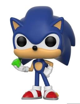 Funko Pop! Games: Sonic The Hedgehog - Sonic With Emerald #284 Vinyl Figure