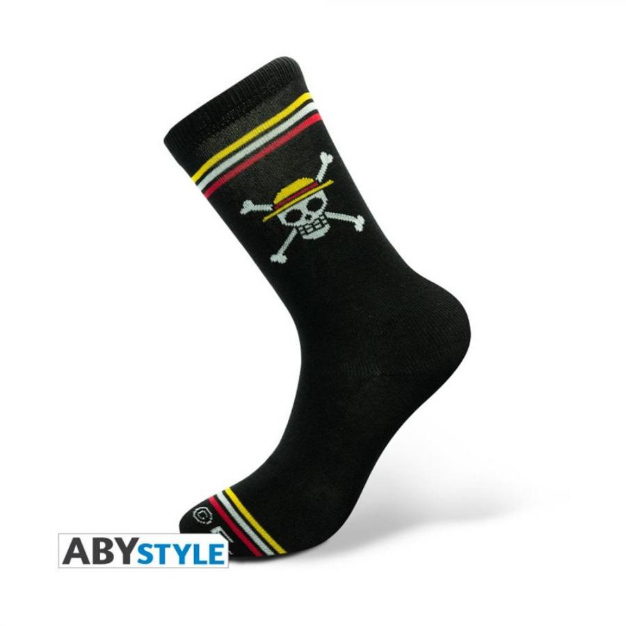 Abysse One Piece - Skull Black Socks (ABYSOC006)