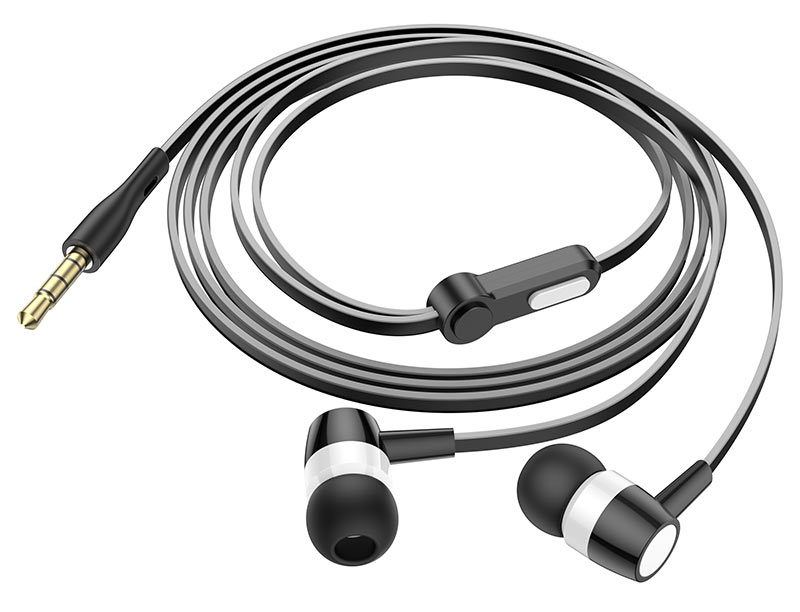 LAMTECH HANDSFREE WITH MIC 3,5MM JACK BLACK