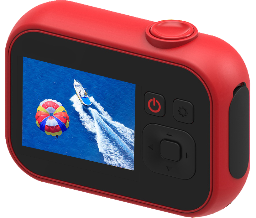 LAMTECH 2in1 WATERPROOF DIGITAL CAMERA RED
