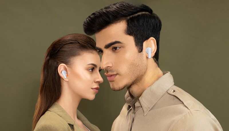 LAMTECH BT5.3 EARBUDS ANC & 4MIC ENC WITH LED CHARGING CASE WHITE