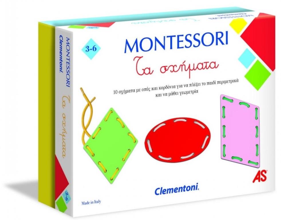 AS Clementoni Montessori - Σχήματα  Κορδόνια (1024-63223)