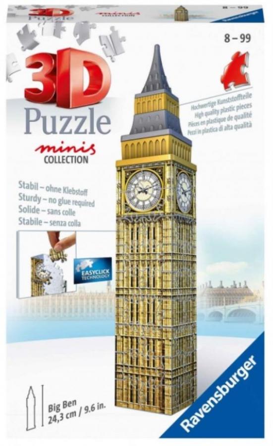 Ravensburger 3D Puzzle Mini: Big Ben (54pcs) (11246)