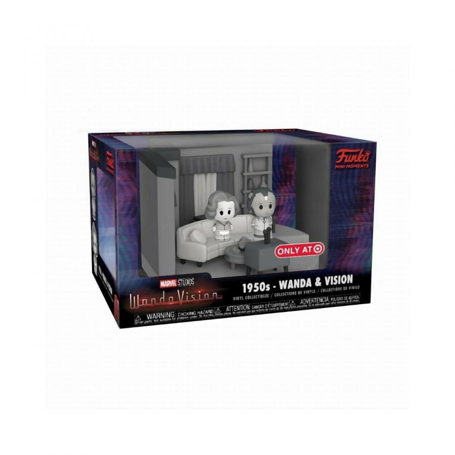 Funko Mini Moments: Marvel Studios WandaVision - Living Room 1950's Wanda & Vision (Special Edition) Vinyl Collectibles