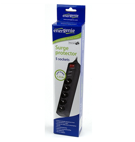 ENERGENIE SURGE PROTECTOR 5 SOCKETS 4,5M