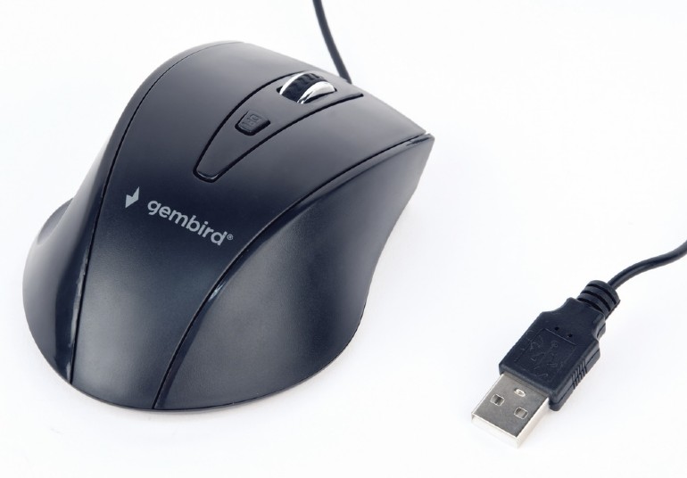 Gembird Wired Mouse (Black)