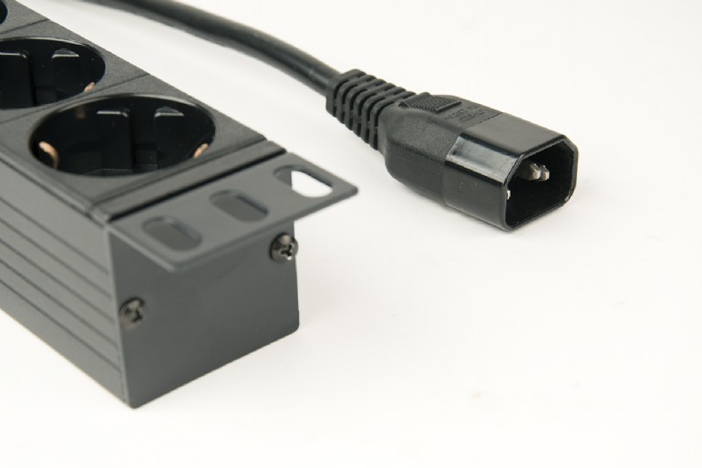 ENERGENIE PDU 8 SCHUKO SOCKETS 1U 10A C14 PLUG 3M