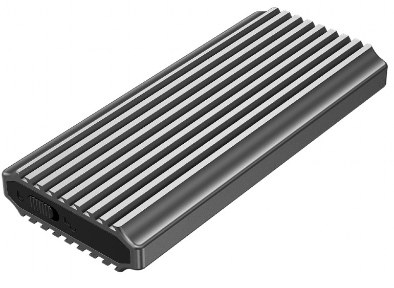 GEMBIRD USB3,1 ENCLOSURE FOR M.2 NVMe DRIVES BACKLIGHTED ALUMINUM