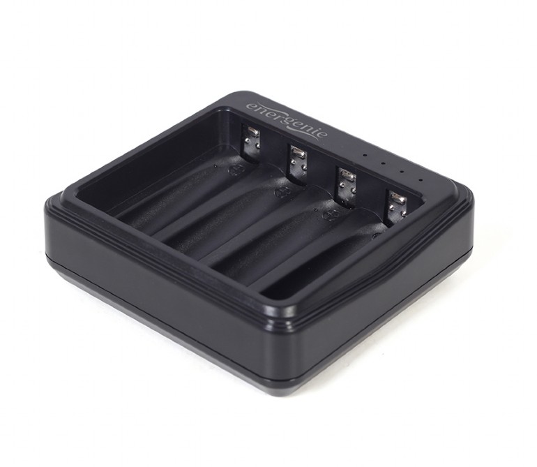 ENERGENIE USB BATTERY CHARGER FOR AA/AAA BATTERIES BLACK