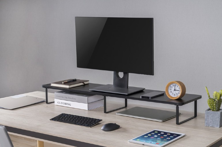 GEMBIRD LONG RECTANGLE MONITOR STAND FOR 2 MONITORS