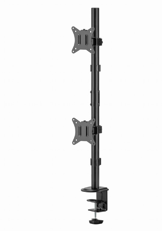 GEMBIRD ADJUSTABLE 2-DISPLAY VERTICAL DESK MOUNT 17'-32'