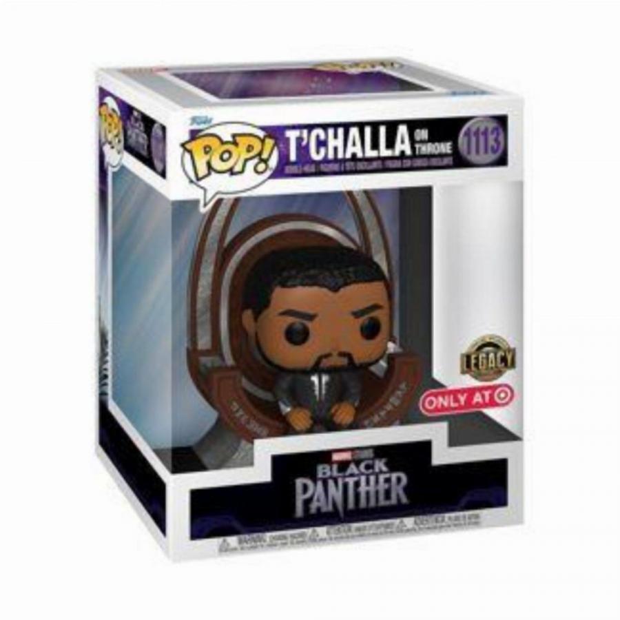 Funko Pop! Deluxe Marvel: Black Panther Legacy S1 - T’Challa on Throne (Special Edition) #1113 Vinyl Figure