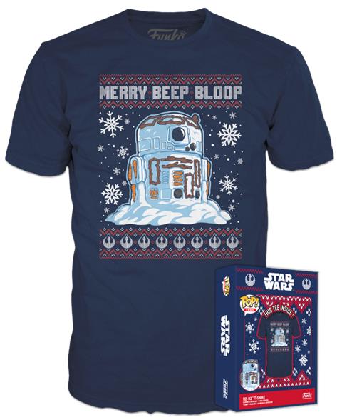 Funko Boxed Tees: Disney Star Wars Holiday - R2-D2 Snowman (S)