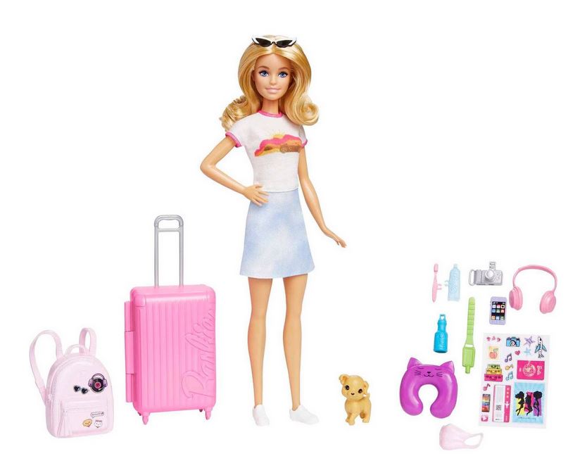 Mattel Barbie: Travel Set with Puppy (HJY18)