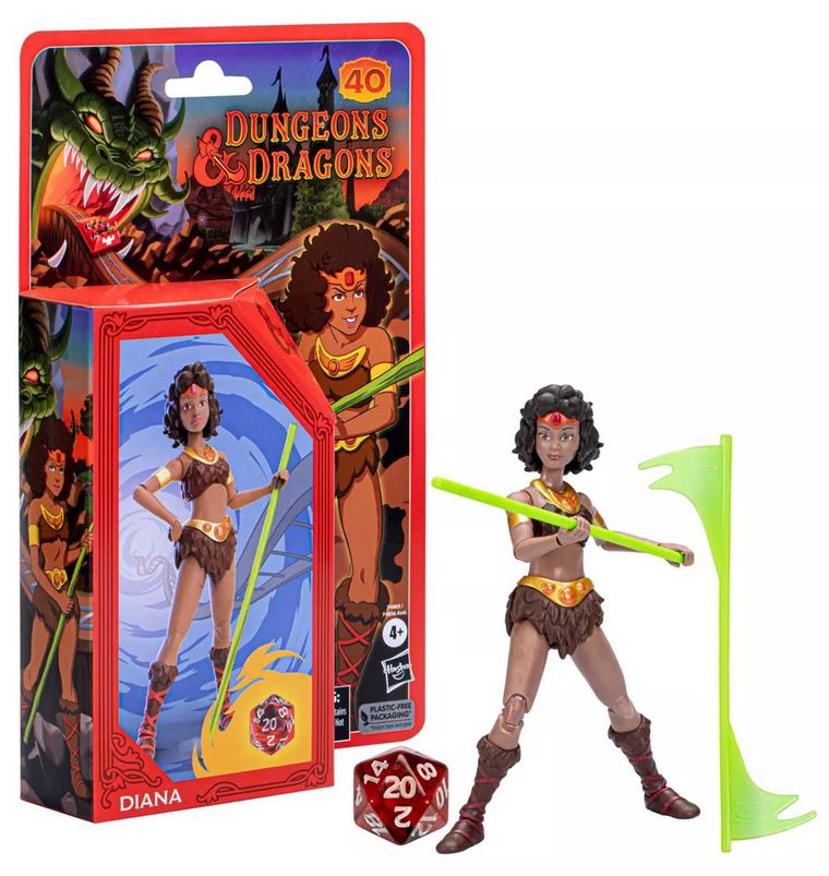 Hasbro Fans - Dungeons  Dragons Retro Collection: Diana Action Figure (15cm) (Excl.) (F4883)