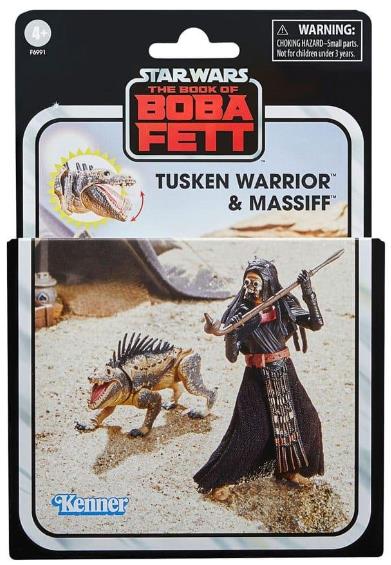 Hasbro Fans Disney Star Wars The Book of Boba Fett: The Vintage Collection - Tusken Warrior  Massiff Action Figures (10cm) (F6991)
