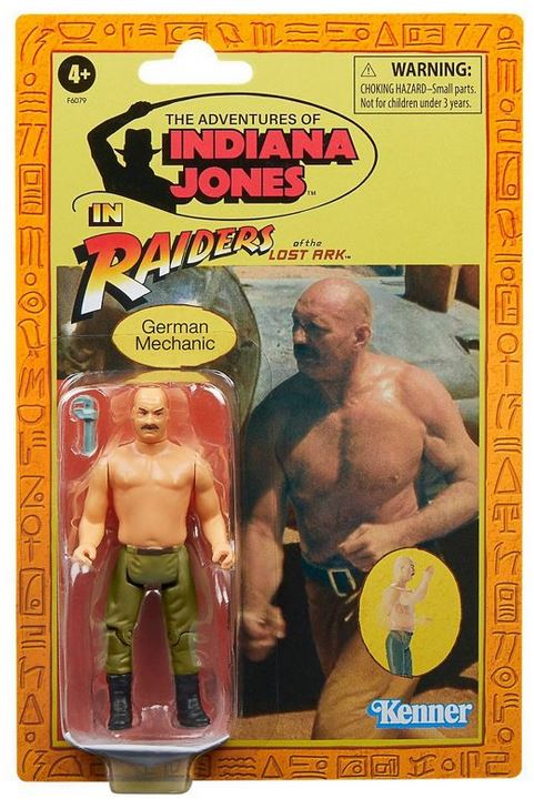 Hasbro Fans The Adventures of Indiana Jones: In Raiders of the Lost Ark - German Mechanic Action Figure (10cm) (Excl.) (F6079)