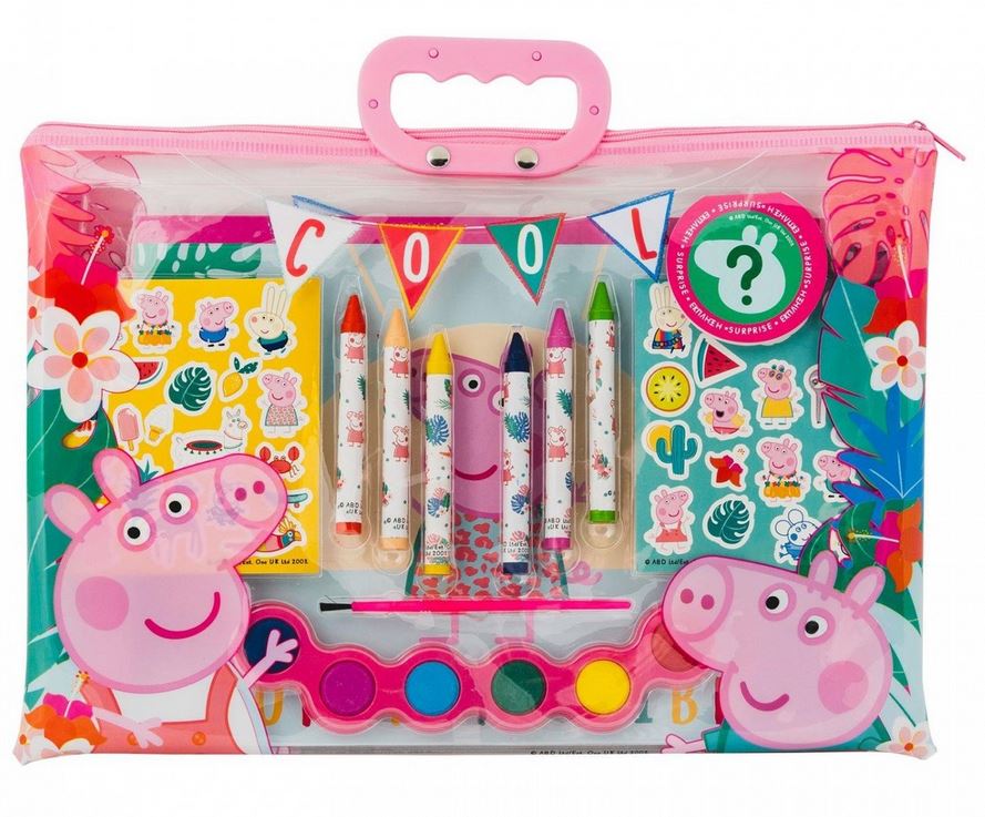 AS Drawing Set Peppa Pig Transparent Bag (1023-68002)
