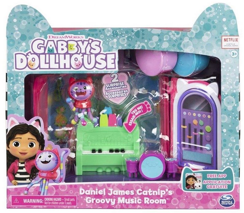 Spin Master Gabbys Dollhouse: Deluxe Room Set - Music Room  (6065830)