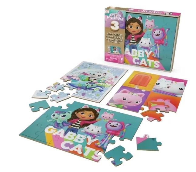 Spin Master Gabbys Dollhouse: Wood Puzzle  (6066549)