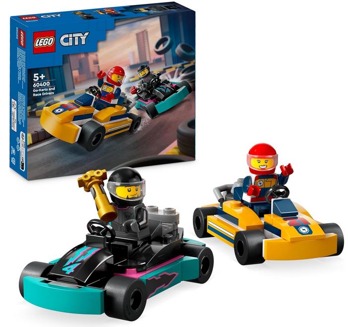 LEGO® City: Go-Karts and Race Drivers Toy Set (60400)