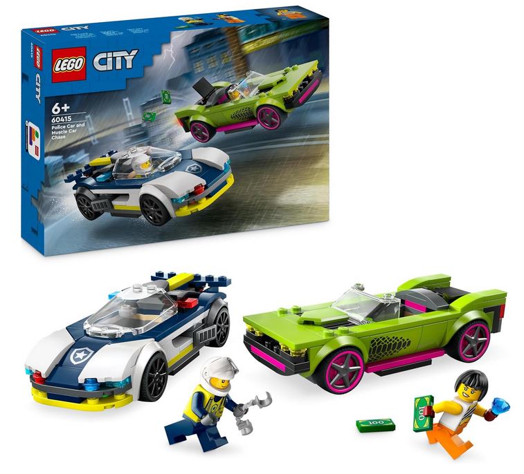 LEGO® City: Police Car and Muscle Car Chase Set (60415)