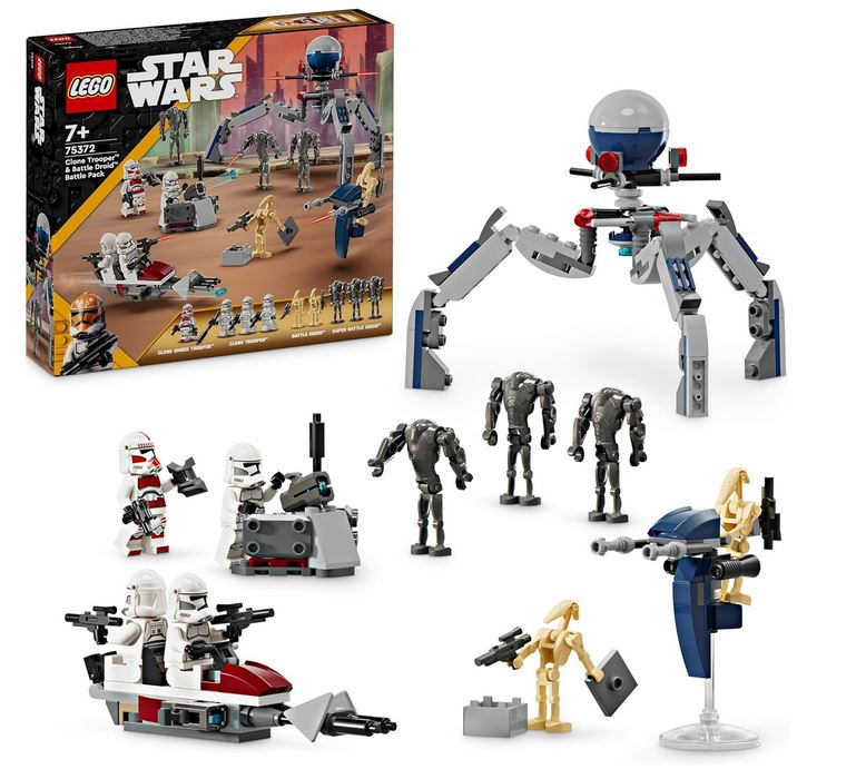 LEGO® Disney: Star Wars™- Clone Trooper™  Battle Droid™ Battle Pack (75372)