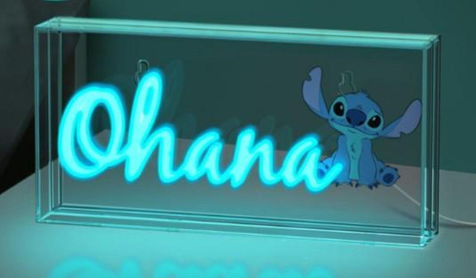 Paladone: Stitch - Ohana LED Neon Light (PP12800LS)