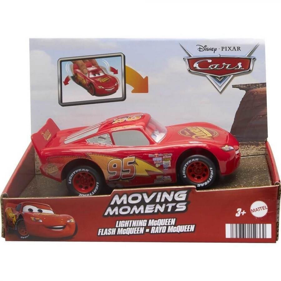 Mattel Disney And Pixar Cars Moving Moments Lightning Mcqueen (HPH64)