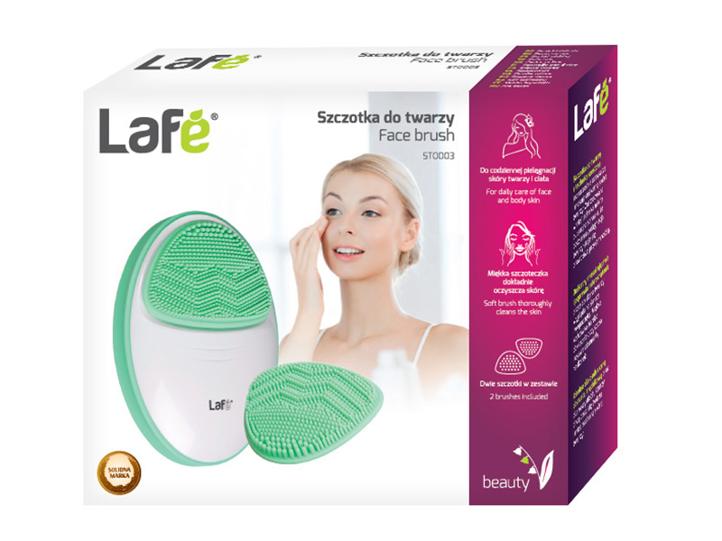 LAFE CLEANING-MASSAGING SONIC FACE BRUSH GREEN