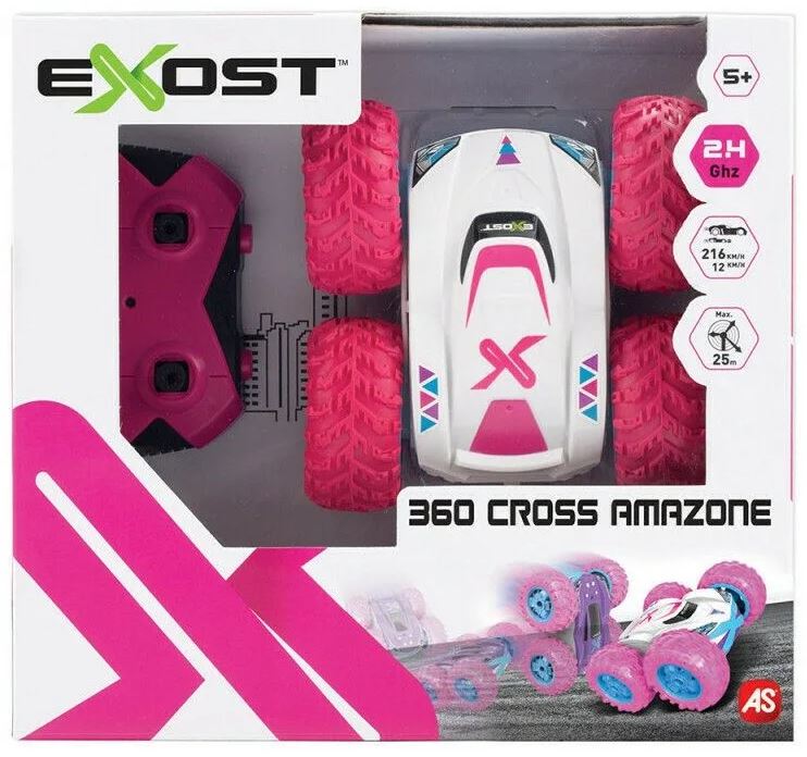 AS Τηλεκατευθυνόμενο Αυτοκίνητο Exost R/C 1:18 360 Cross Amazone Led (7530-20250)