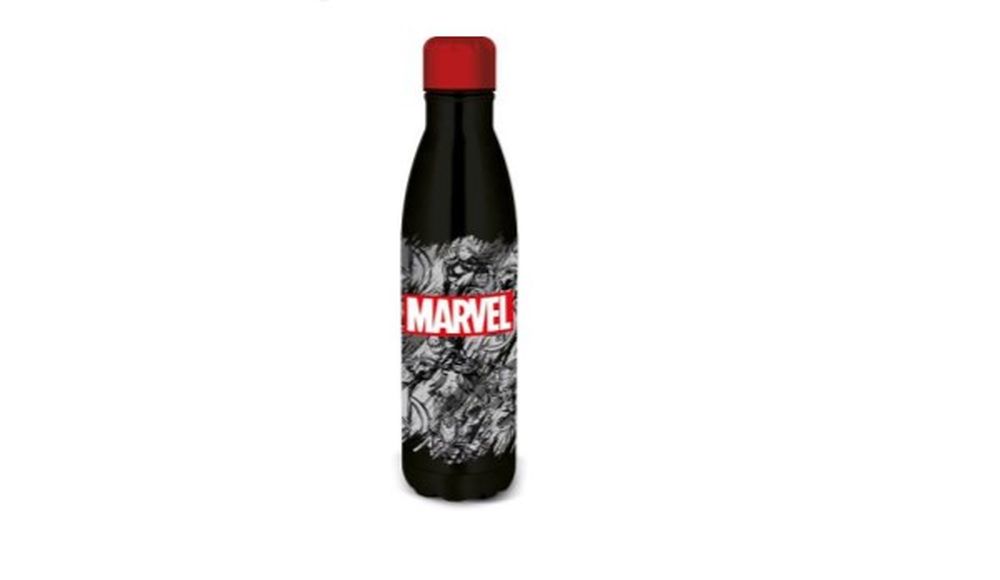 Stor Marvel Pattern Aluminium Spirit Bottle (780ml) (75408)