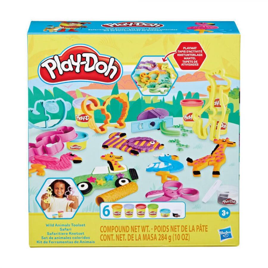 Hasbro Play-Doh Wild Animals Toolset (F7213)
