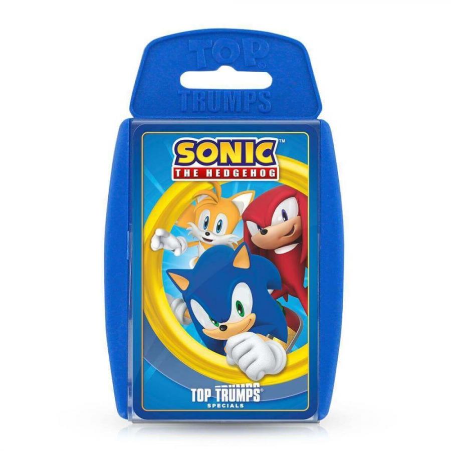 Winning Moves: Top Trumps - Sonic The Hedgehog (Standard Plastic Case) Playing Cards (WM02859-EN1-6)