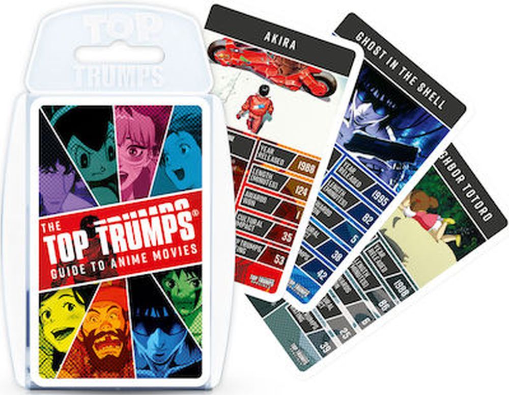 Winning Moves: Top Trumps - Guide to Anime Movies (Standard Plastic Case) Playing Cards (WM03713-EN1-6)