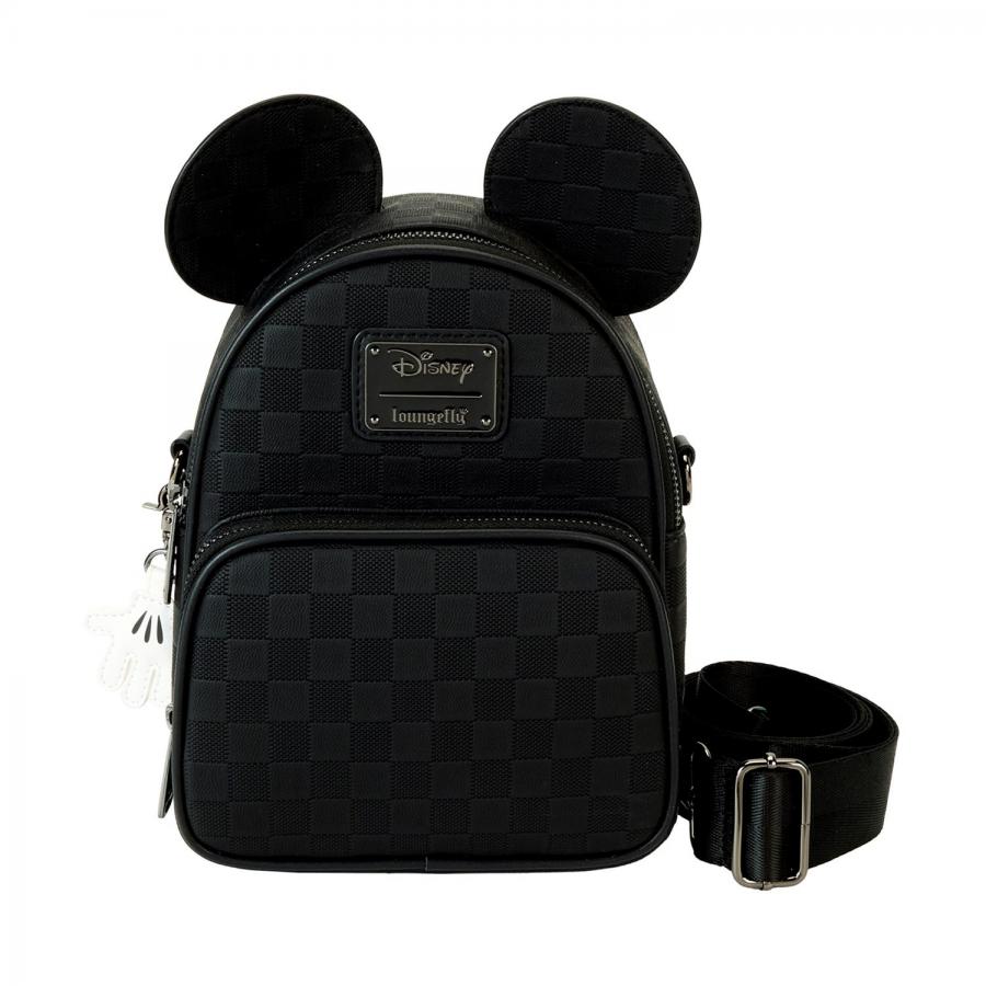 Loungefly Disney Minnie Ear Evergreen Convertible Crossbody  (WDTB3127)