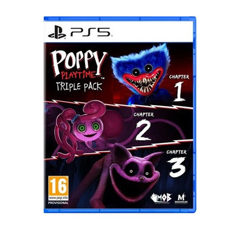 Poppy Playtime Triple Pack PS5 NEW  (Torned Up  Seal + Cover + Broken Case)