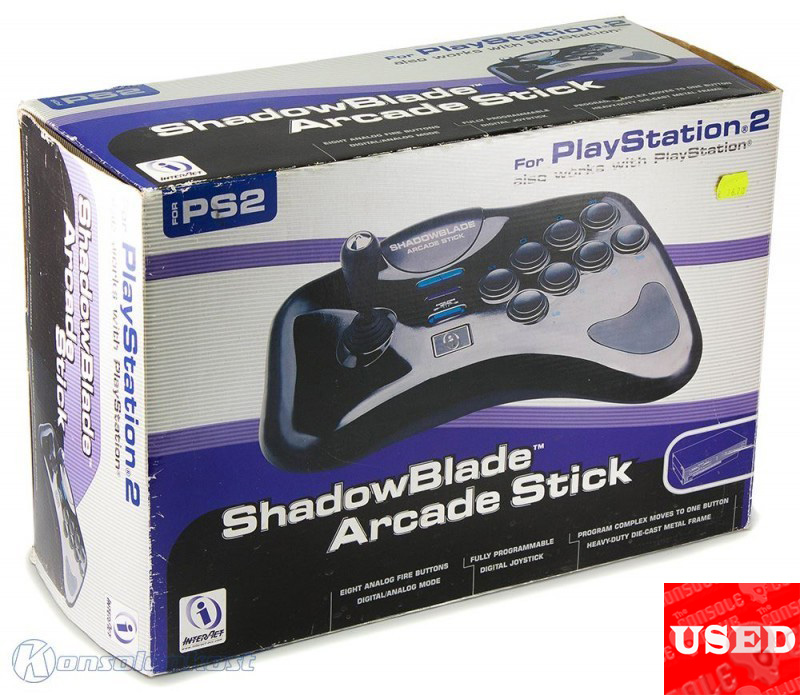 Shadow Blade Arcade Stick for PS2 NEW (Open Box/Never USED)