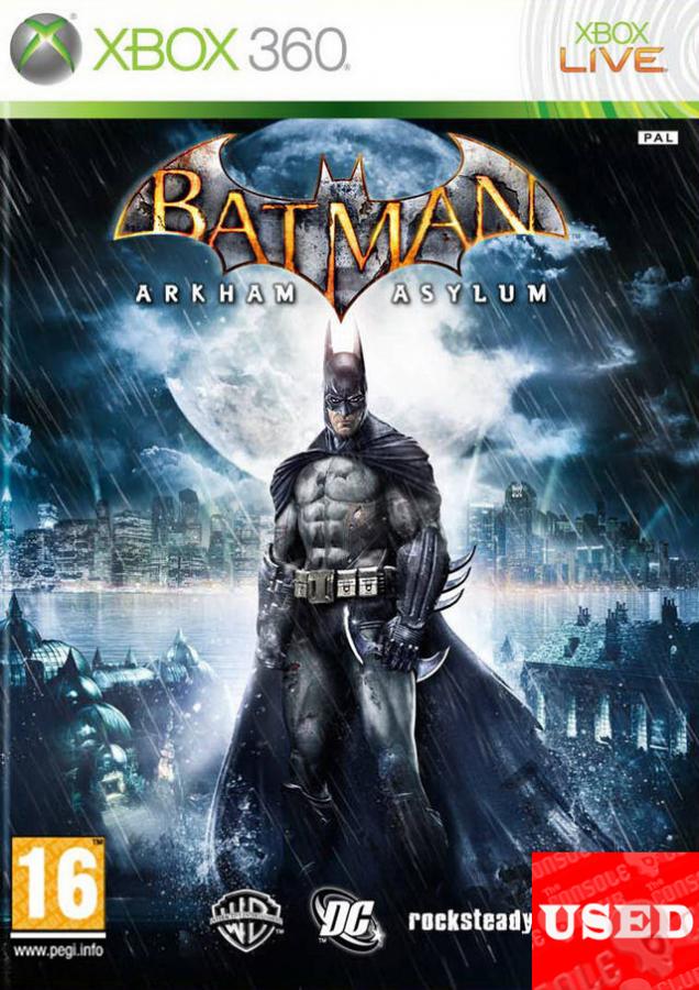 Batman: Arkham Asylum (Bonus Disc+Game) X360 USED (Paper Case)