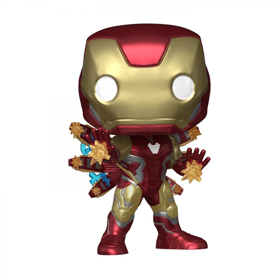 Funko Pop! Plus: The Infinity Saga - Iron Man (Glows in The Dark) #1555 Bobble-Head Vinyl Figure