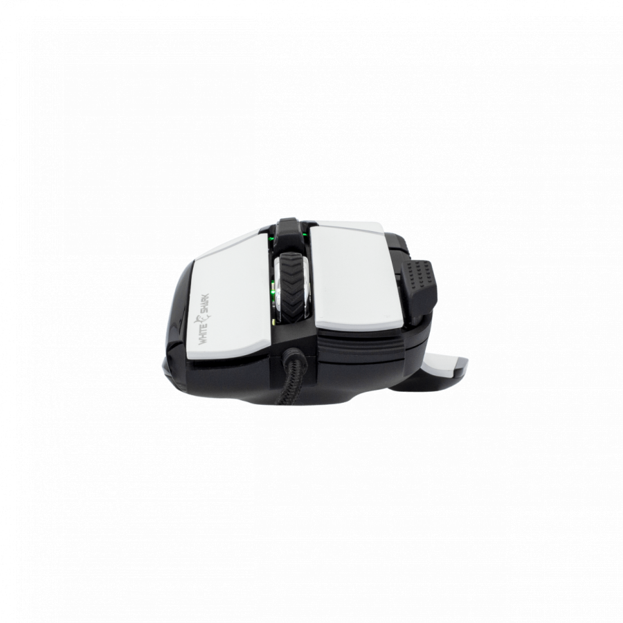WHITE SHARK GAMING MOUSE GM-9006 MARROK WHITE 12000DPI