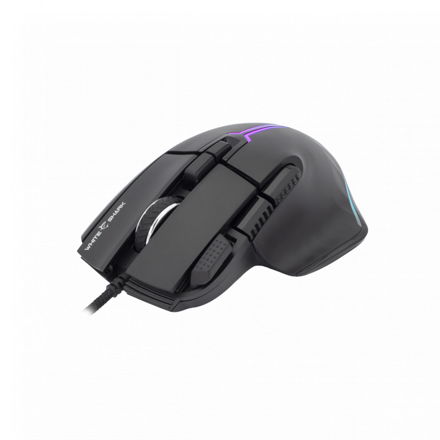 WHITE SHARK GAMING MOUSE GM-9006 MARROK BLACK 12000DPI