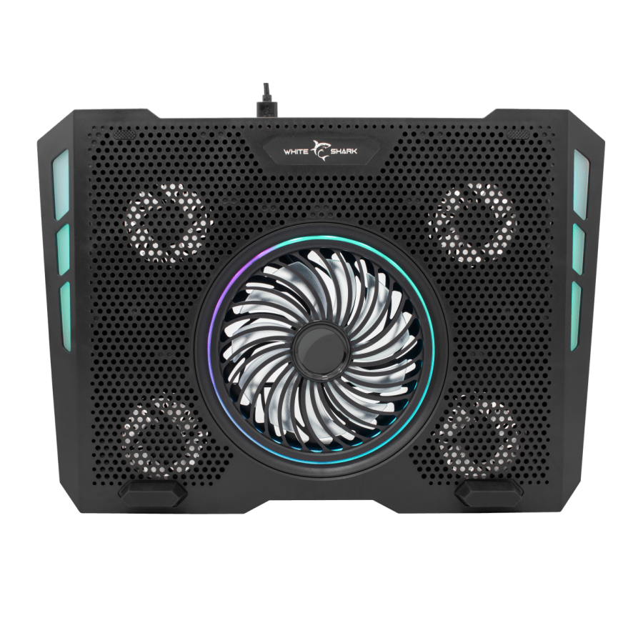 WHITE SHARK RGB COOLING PAD GCP-13 AURORA 5 FANS